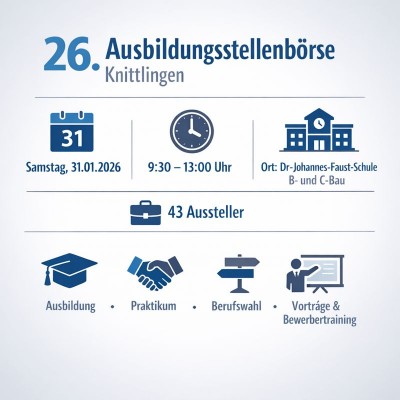 26. Ausbildungsstellenbörse findet in Knittlingen statt